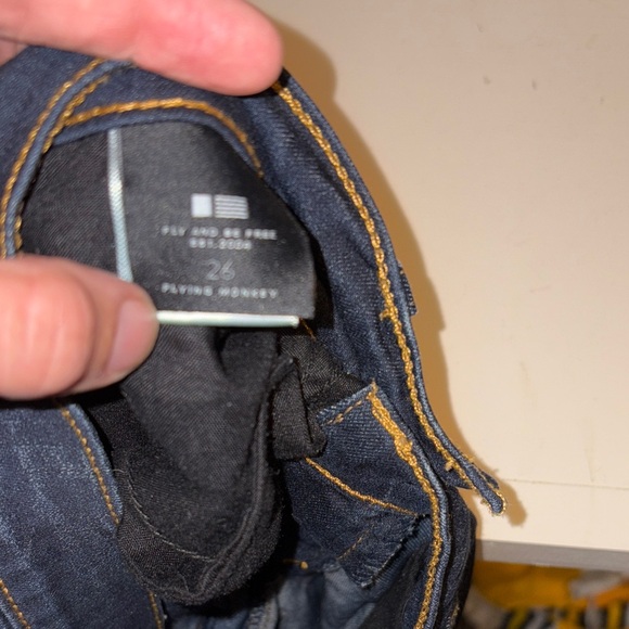 Flying Monkey Deep Blue Skinny Jeans - Picture 6 of 6